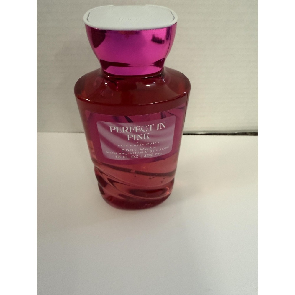 Bath & Body Works Perfect In Pink Body Wash‎ 10oz Pro-Vitamin B5 Aloe New
